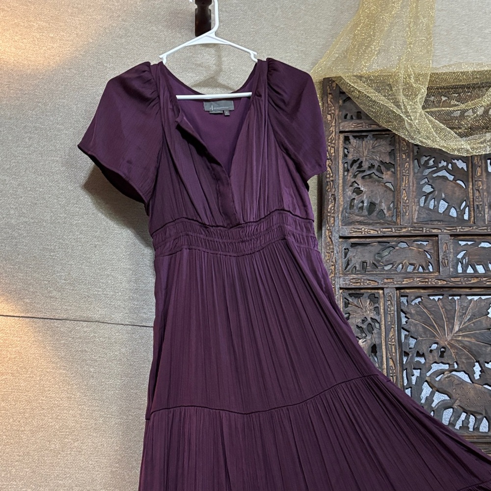 Elegant Purple Women's Dress
